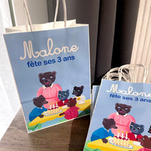 Charger l'image dans la galerie, THÈME PETIT OURS BRUN - VERSION BLEUE