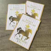 Charger l'image dans la galerie, THÈME CARROUSEL - ROSE ET OR