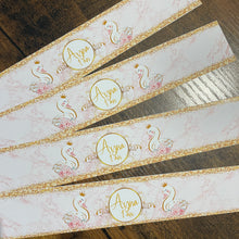 Charger l'image dans la galerie, THÈME CYGNE - ROSE & OR