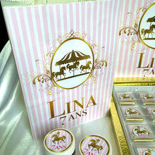 Charger l'image dans la galerie, THÈME CARROUSEL - ROSE ET OR