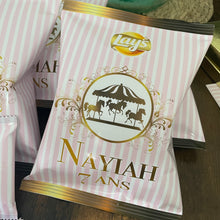 Charger l'image dans la galerie, THÈME CARROUSEL - ROSE ET OR