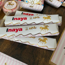 Charger l'image dans la galerie, THÈME CARROUSEL - ROSE ET OR